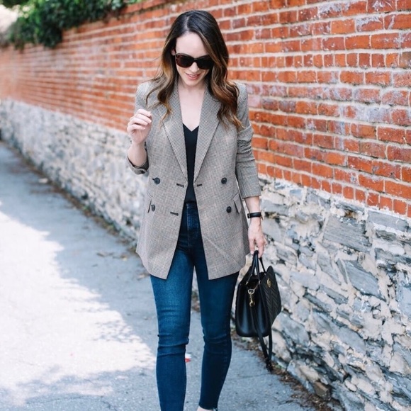 TROUVE BOYFRIEND BLAZER DOUBLE BREASTED  - SZ. M - Picture 2 of 3